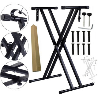 Soporte Ajustable Profesional X Base Para Teclado Plegable Soporte Ajustable Profesional X Base Para Teclado Plegable