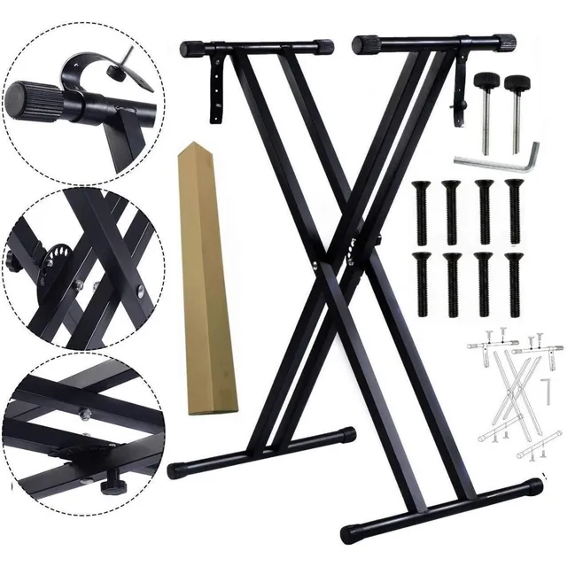Soporte Ajustable Profesional X Base Para Teclado Plegable