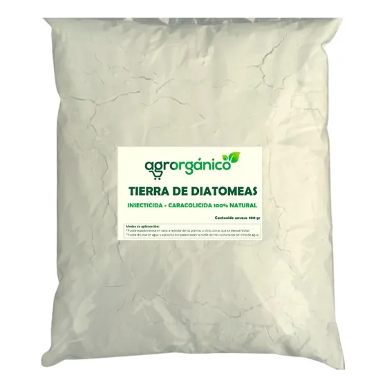 Tierra Diatomeas Insecticida Caracolicida No Calcinada 2 Kg