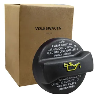 Tampa Óleo Motor Original Gol Golf Fox Polo Saveiro Voyage Preto