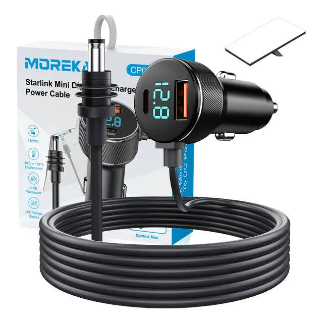 Starlink Mini Cable De Coche,12v-48v, Cargador De Coche