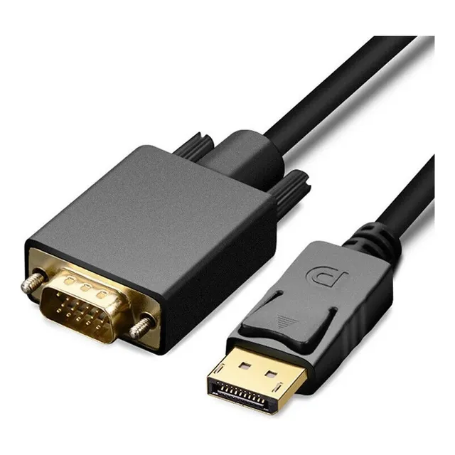Cable Display Port A Vga Activo 1,80m Monitor Pc Tecnópolis