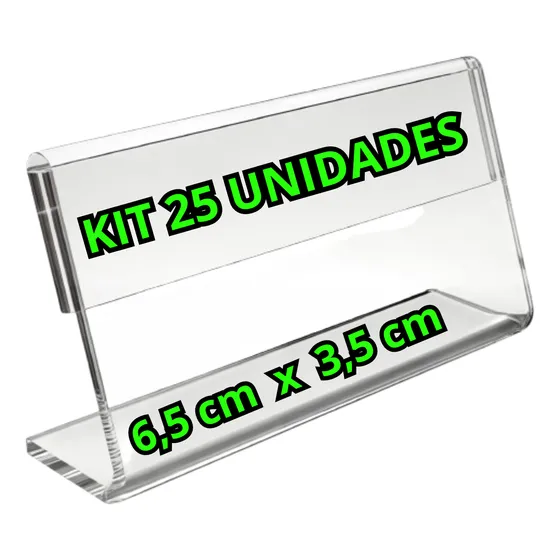 Placa Preço Acrílico Restaurante Buffet Vitrine Comida 25uni