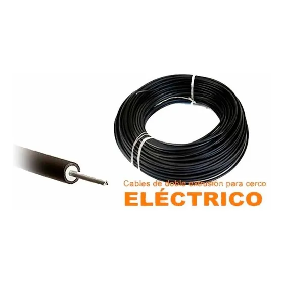 Cable Alta Tension Doblemente Aislado Cerco Electrico