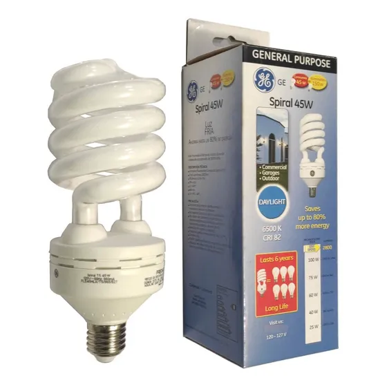 Fluorescente Espiral 45w T5 General Electric 