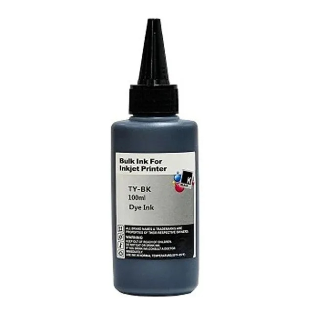 Tinta Para Impresora Sistema Continuo 100ml Negro Compatible