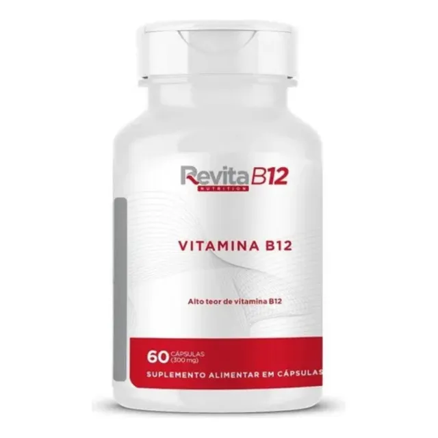 Revita B12 60 Cáps Nutrition  Energia E Memória Sem Sabor