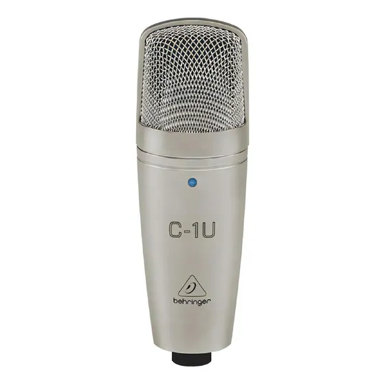 Micrófono de condensador USB profesional Behringer C1u, color gris