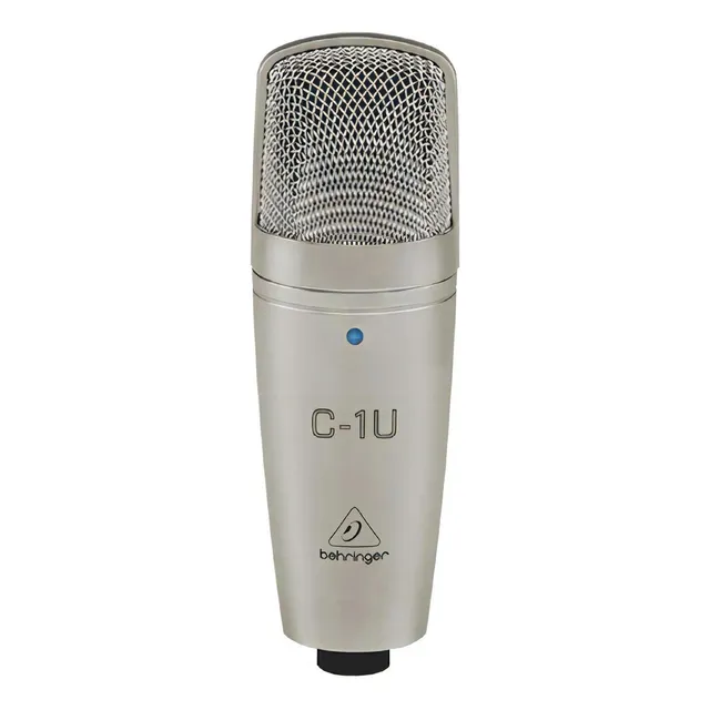 Micrófono de condensador USB profesional Behringer C1u, color gris