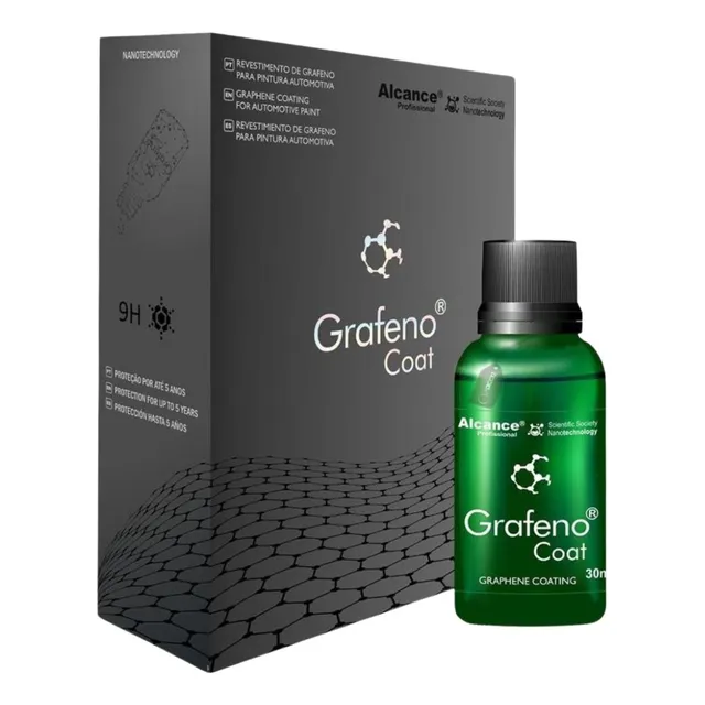 Kit Grafeno Coat Vitrificador De Pintura 30ml 9h - Alcance