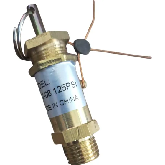 Válvula De Segurança E Alivio Para Compressor 125 Psi 1/4npt