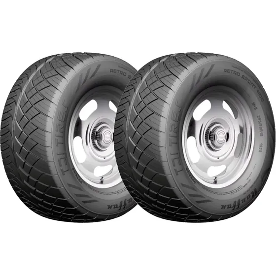 Kit De 2 Llantas Tdi Tires Rauffan Retro Sport 900 295/50r15 105 S