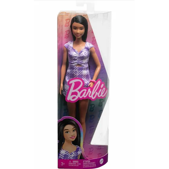 Barbie Muñeca De Moda Vestido De Guingán, Ropa Y Accesorios