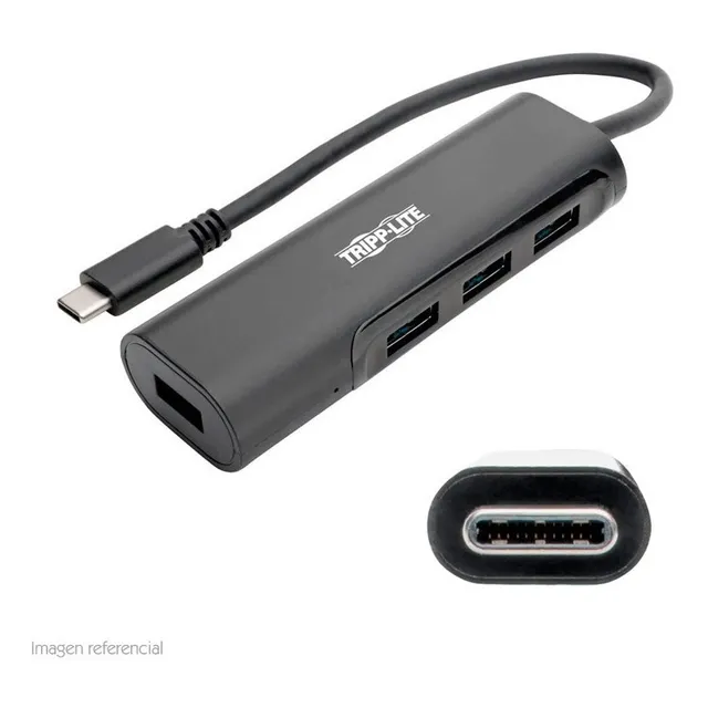 Hub Usb Type-c, Portátil Tripp-lite 4 Puertos Usb 3.1