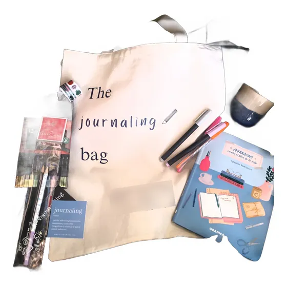 Kit De Journaling Personalizado (libro + Vela + Fibras)