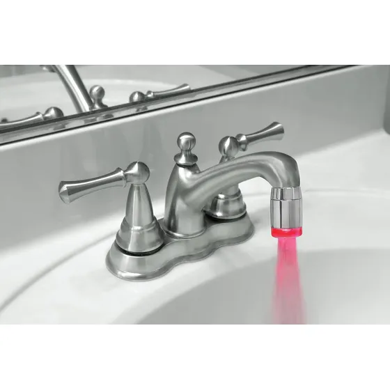Aireador Grifo Baño Fregadero - Luz Adaptador Led Brillante
