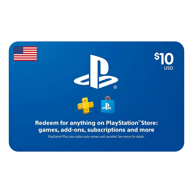 Tarjeta Psn Sony 10 USD Código Digital