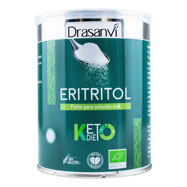 Eritritol Ecológico Bio Keto Puro - Frasco X 500 G