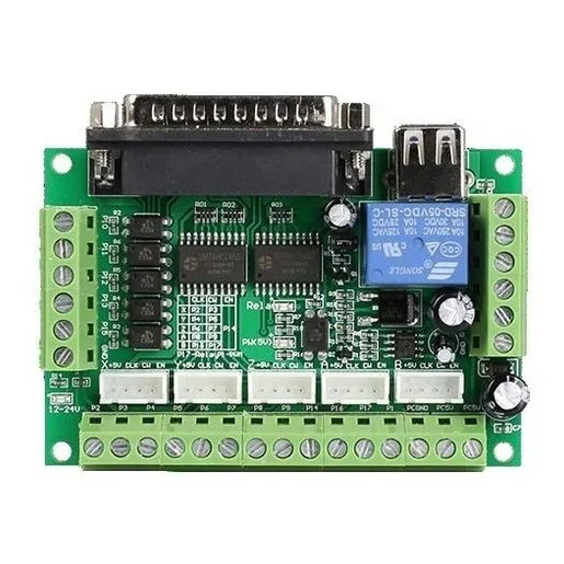 Placa Interfaz Para Mach3 Via Lpt (puerto Paralelo) Hasta 5