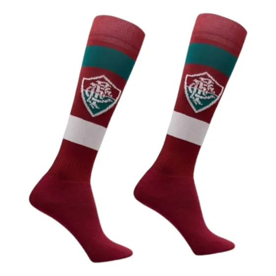 Meião De Futebol Fluminense Infantil/juvenil - Oficial