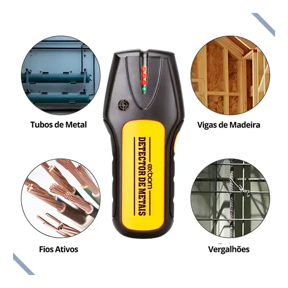 Detector De Metais E Canos E Tubulaçoes Scanner De Parede