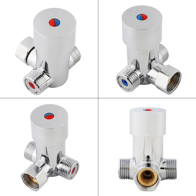 Válvula Mezcladora De Agua Fría Caliente Eitgzis G1/2 Con