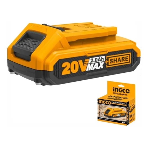 Batería De Litio 20v 2 Ah Multiherramienta Ingco Total