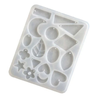Molde De Silicon Dijes Hoja Triángulo Corazón Molde De Silicon Dijes Hoja Triángulo Corazón