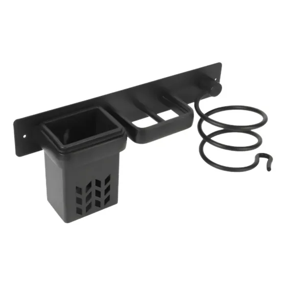 Soporte Para Secador Y Plancha De Pelo De Pared En Metal