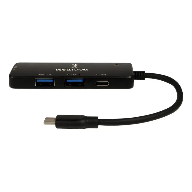 Hub Usb Tipo C Perfect Choice 4 Puertos Usb-c Usb 2.0 / 3.0