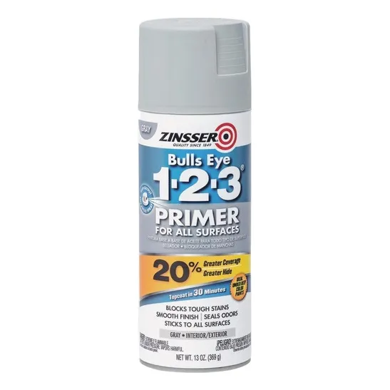 Zinsser pintura fijador sellador aerosol 369gr color gris