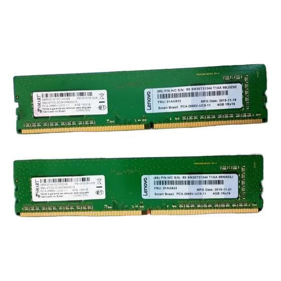 Kit Memória Ddr4 Smart 4gb = 8gb Pc4-2666mhz Desktop