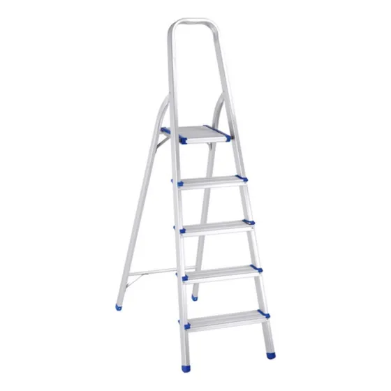 Escalera Aluminio 5  Escalones Vigore Plegable De Calidad