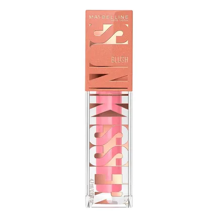 Blush Líquido Multifuncional Com Vitamina E, Efeito Glow Natural, Fácil Aplicação, Longa Duração 12h, Cor Blazing Blush, Sunkisser Maybelline Ny, 4,7ml 05