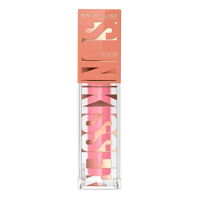 Blush Líquido Sunkisser Glow 12h 05 Blazing Blush Maybelline NY 4,7ml