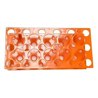 Gradilla Plástica Pp - 28 Tubos (10x29mm, 18x17mm) Gradilla Plástica Pp - 28 Tubos (10x29mm, 18x17mm)