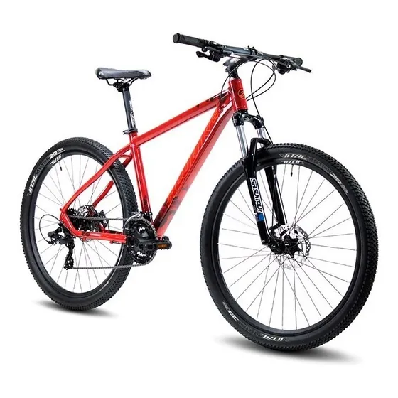 Bicicleta Sierra R26 Mtb Alubike Color Rojo