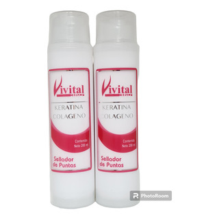 2 Pack Vivital Keratina Colágeno Tratamiento Sellador Inst 2 Pack Vivital Keratina Colágeno Tratamiento Sellador Inst