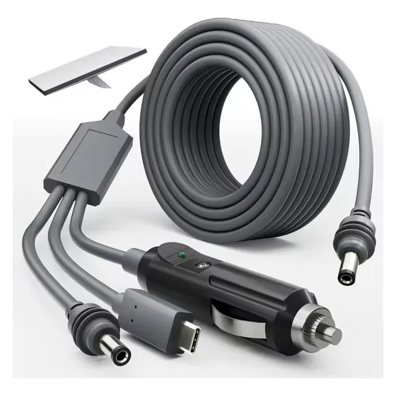 Cabo 3 Em 1 Para Starlink Mini 12/24v Veicular, Usb-c E Cc