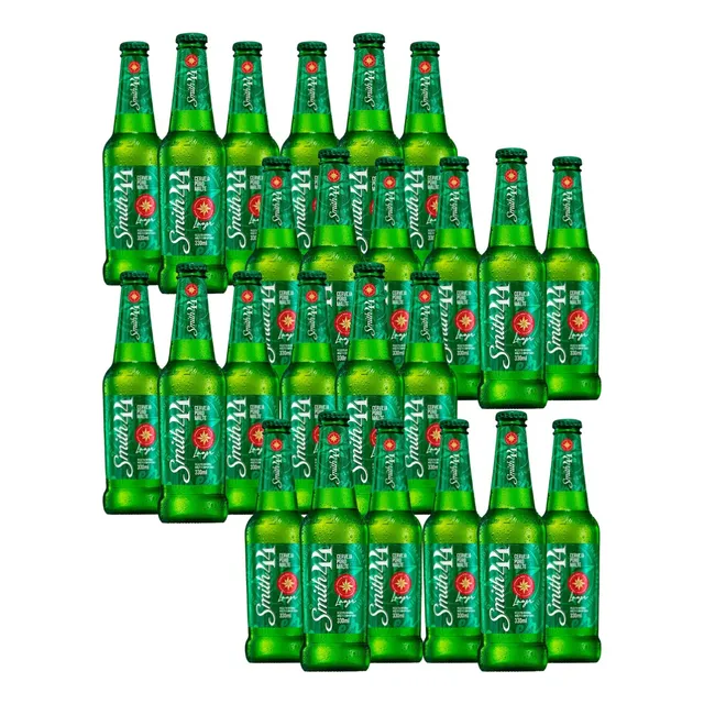 Pack 24 Cerveza Smith 44 330cc Botellas Screw Tap Premium