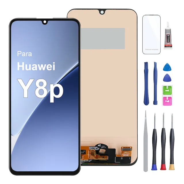 Para Huawei Y8p Aqm-lx1 Pantalla Lcd Con Herramient