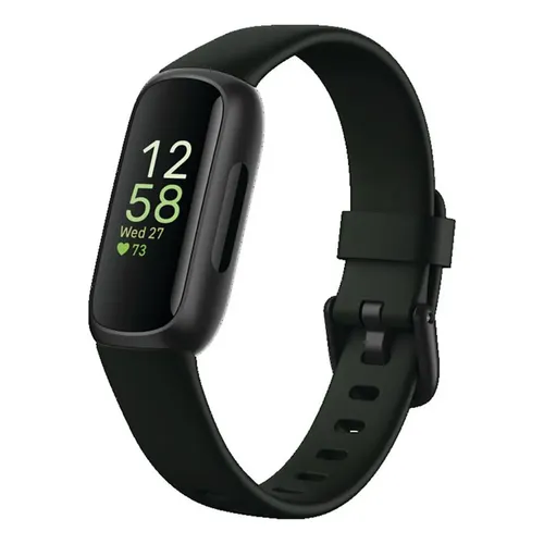 Smartwatch Fitbit Inspire 2 com pulseira de elastómero - cor black