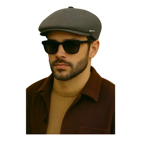 Boina Hombre Inglesa Irlandesa Gorra Visera 3 Formas De Uso