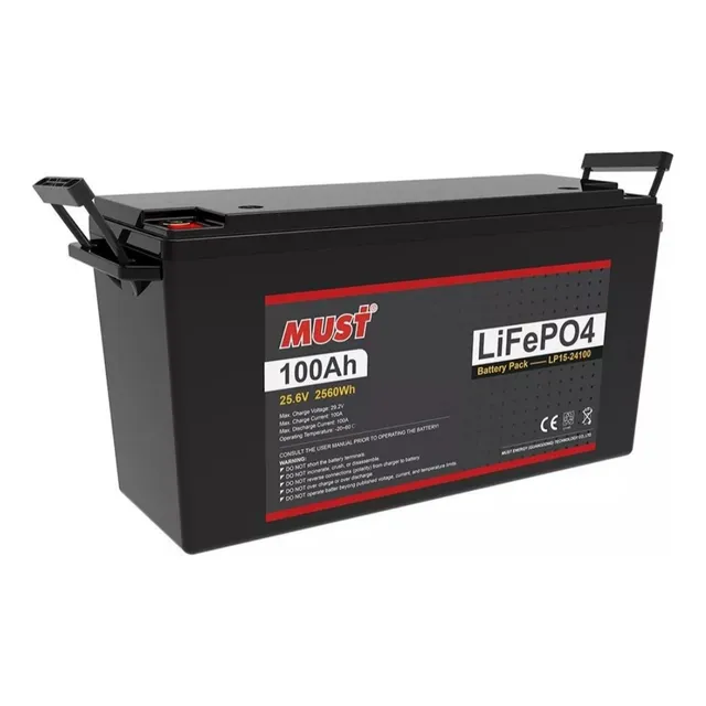 Batería Litio Must 25.6v 100ah