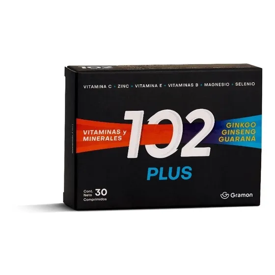 Suplemento Dietario 102 Plus Antioxidante X 30 Un Sabor Sin Sabor