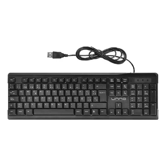 Teclado Usb Klass Unno Tekno Kb6701bk
