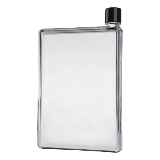 Botella De Agua Plana A5 Resistente A Fugas De 750ml