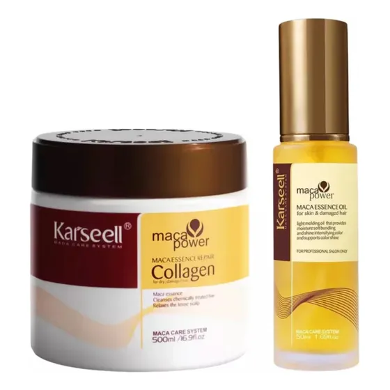 Karseell Óleo Reconstrutor Maca Essence & Collagen Mascara