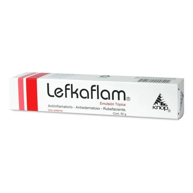 Lefkaflam Emulsión Tópica, 1 Pomo 50 G