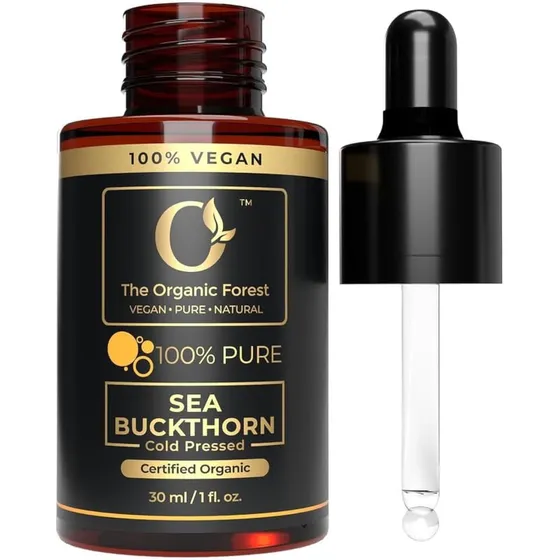 Plant Based Organic Sea Buckthorn Oil - Natural Moisturiz...